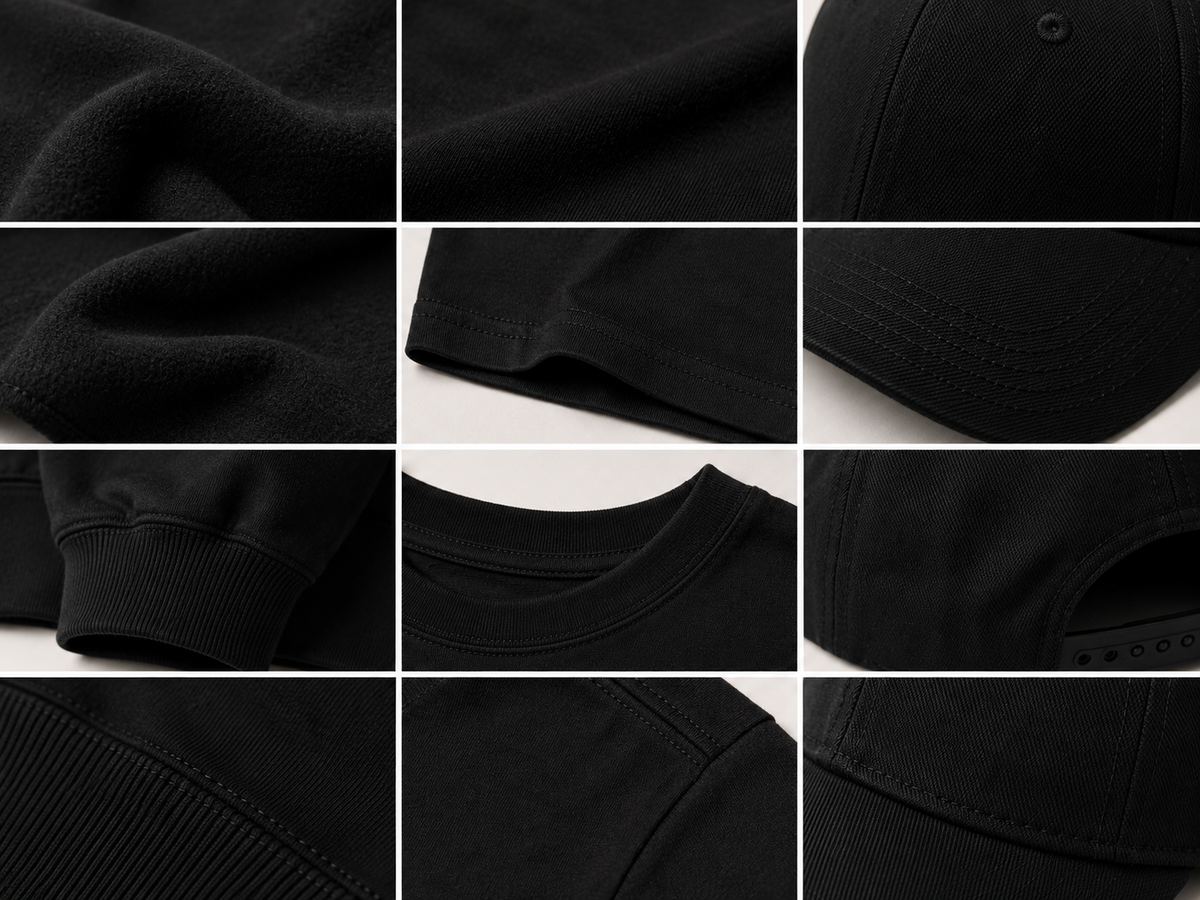 DISCIPLINED Heavyweight Hoodie fabric texture detail