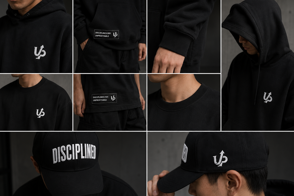 DISCIPLINED Structured Hat product detail closeups