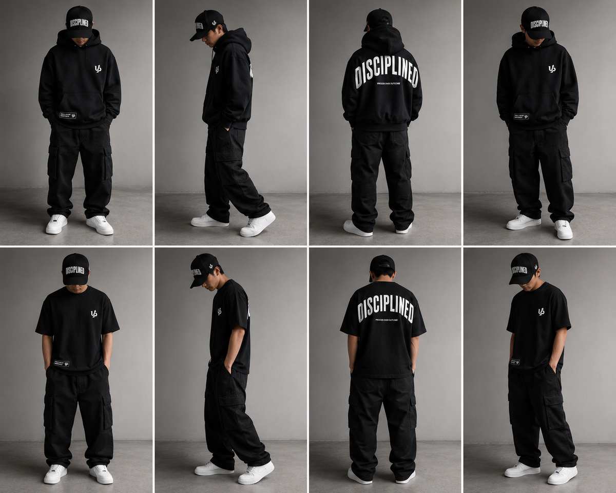 DISCIPLINED Oversized Tee styled outfit reference