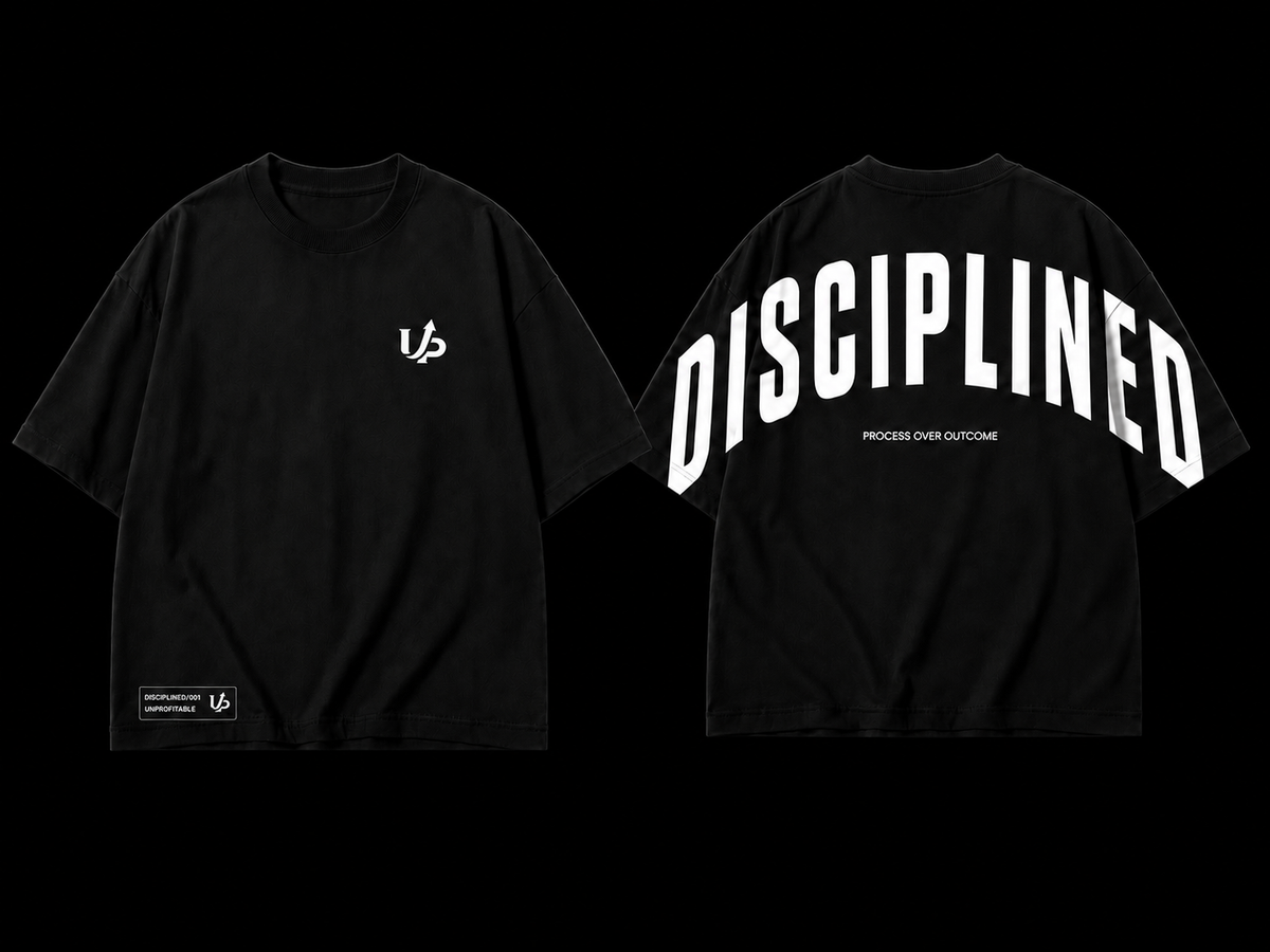 DISCIPLINED Oversized Tee full product views